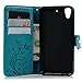 HTC Desire 626 / 626s Case-MOLLYCOOCLE Stand Wallet Premium PU Leather Bling Diamond Magnetic Emboss Butterfly Hand Wrist Strap TPU Bumper Skin Cover for HTC Desire 626 / 626s & Dust Plug & Stylus Pen