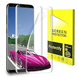Galaxy S8 Screen Protector [2-Pack], Protectify [Case-Friendly] 3D PET HD Screen Protector Film for Samsung Galaxy S8 Clear