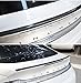 Deals 4.9ft(150cm/1.5m), Universal Environmental-Friendly Rubber Trunk or Rear Roof Lip Spoiler with Glossy Stylish Carbon Fiber Pattern