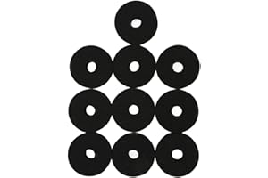 20Pcs Cymbal Felt Washers, 4cm Non Slip Felt Pads Cymbal Replacement Accessories for Drum Set(Black) Performance Accessories
