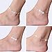 Anklet-Burning Love Frosted beads style Ankle chains No fading foot chains for Female fashion jewelry Size 10.04