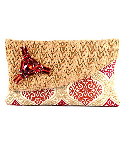 SAISHA Womens Clutch (Multi- Coloured-Contemporary)