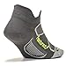 Feetures! Men's Elite Ultra Light No Show Tab, Graphite + Reflector, Small