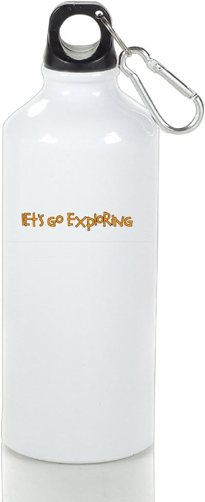 Kamici Let's Go Exploring Logo Aluminum Outdoor Sports Bottle Sports Water Bottle