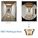 Phone Camera Lens, 3 in 1 Clip-on Cell Phone Camera, 10x Macro Lens + 0.65x Wide Angle Lens + 180° Fisheye Lens for Most Smartphones JHS-TECH (Golden)