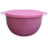 Tupperware Thatsa Mega Bowl Mixing Bowl 42 Cups 10L Pink with Matching Lid