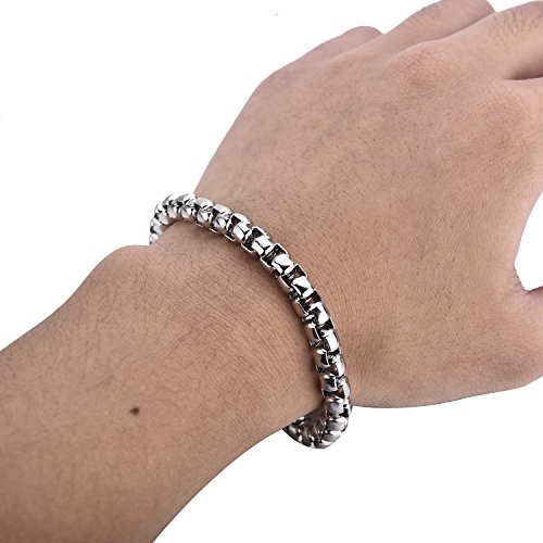 1 Monily+10Inches+Stainless+Bracelet+Jewellery