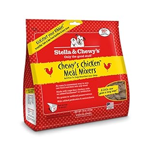 Stella & Chewy's Freeze-Dried Raw Chewy's Chicken Meal Mixers Dog Food Topper, 18 oz bag Stella & Chewy's Freeze-Dried Raw Chewy's Chicken Meal Mixers Dog Food Topper, 18 oz bag