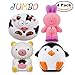 BrianaDem Squishies Slow Rising – Animal squishies (4 in 1) – Jumbo Squishies – Prime Squishy Toys – Stress Reliever Silly squishies – Scented Squishy Package