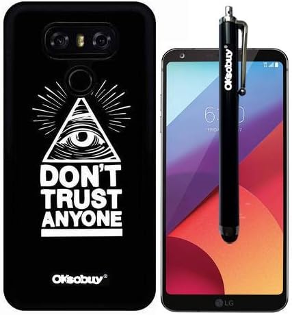 G6 Case, All Eyes Do Not Trust Anyone Case, OkSoBuy(R) Ultra Thin Soft Silicone Case for LG G6 - All Eyes Do Not Trust Anyone