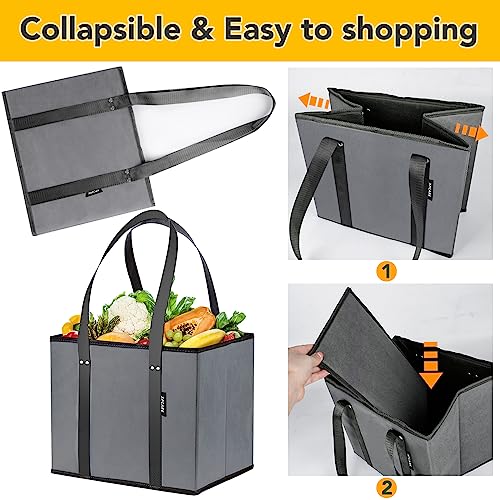 XPCARE Pack Reusable Grocery Bags Heavy Duty Reusable Shopping