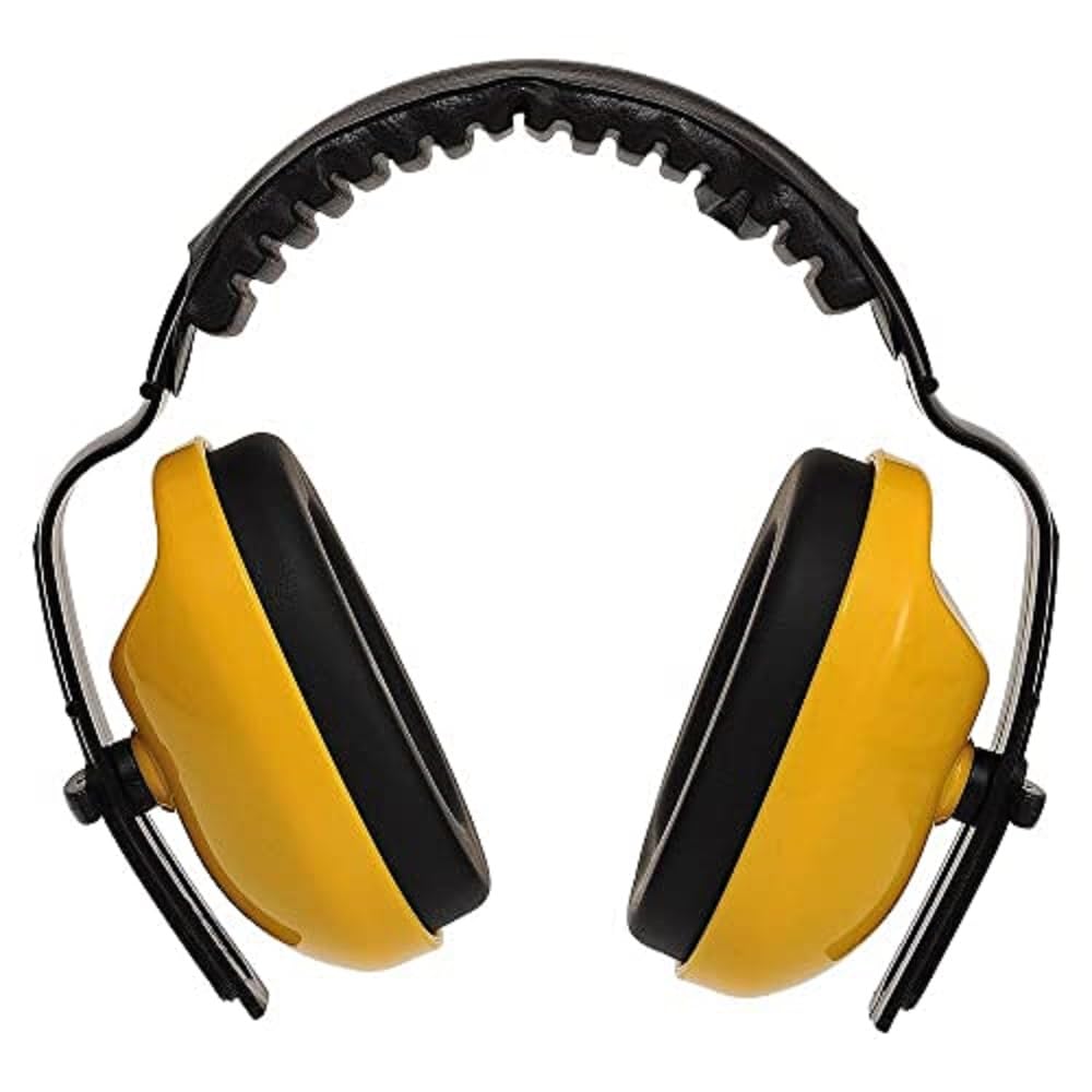 Portwest PW Classic Plus Ear Muff, Size: One Size, Colour: Yellow, PW48YER