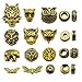 Antique Gold Mixed 60pcs Loose Spacer Bead,Craft Supplies Charms Pendants for Jewelry Findings Making Accessory for DIY Bracelet Necklace (M247)