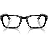 Persol mens Po3364v Rectangular Prescription Eyewear Frames
