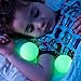 LOFTEK Led Ball Lights 3 Inch, Color Changing Light Kids Night Lights, Waterproof Floating Pool Light Pool Decorations RGB Glow Balls, LED Lights Christmas Decor for Pool/Pond/Yard (2 Packs)