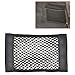 Yosoo 2 Pack Black Magic Adhesive Storage Net Elastic String Net Mesh Storage Pocket for Bottles, Groceries, Storage Add On Organizers for Car Truck