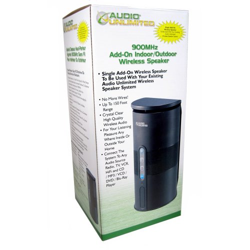 Audio Unlimited 900MHz Wireless Addon Speaker (Black) (SPKVELO2