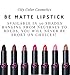 CITY COLOR COSMETICS Limited Edition Be Matte Lipstick | Moisturizer, Creamy Matte Makeup (Kelly)