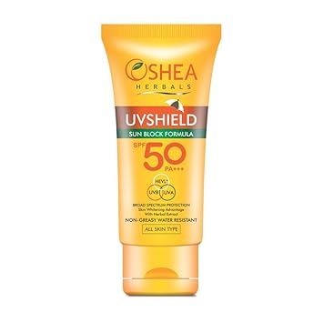 Oshea Herbals UV Shield SPF 50 Sun Block Cream, 60g