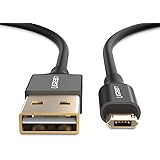 UGREEN Reversible Micro USB Charger Cable Double-Sided Durable Nylon Braided for Android Devices, Samsung Galaxy S6, S6 Edge, S5, LG G3, G4 etc. 3 Feet/3 Pack, Black