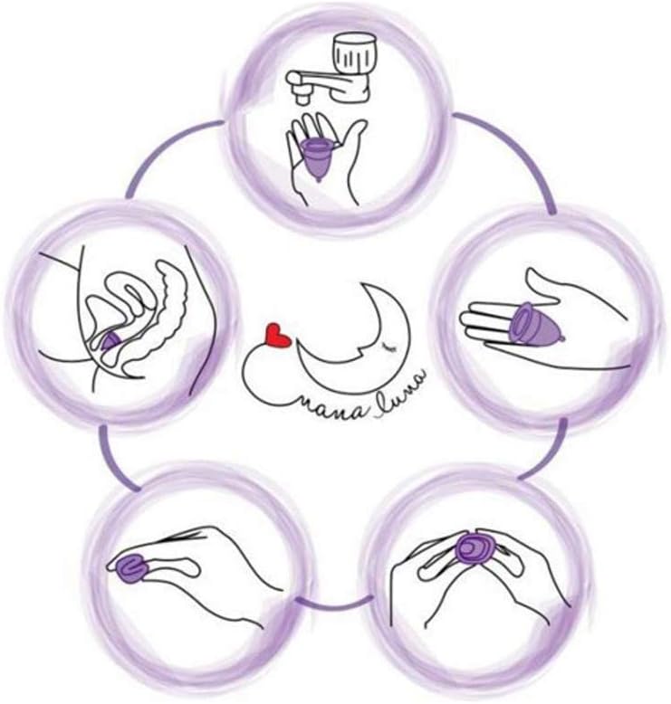 Menstrual Cups Multi Pack Heavy Flow Flexible Disposable Softcup Small Or Large Two Pack with Storage Silicone Soft Cups Menstrual Organic Cups Large: Health & Personal Care