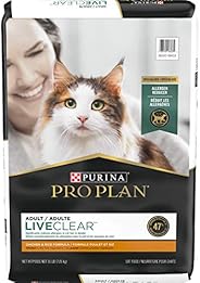 Pro Plan LiveClear Allergen Reducing Dry Cat Food, Chicken & Rice 7.