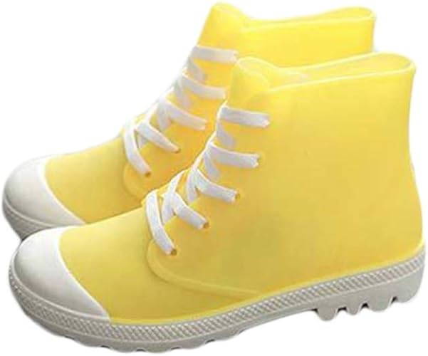 Amazon Gn2aail レインシューズ レディース スニーカー おしゃれ かわいい レインスニーカー シューズ 完全防水 歩きやすい 通勤 通学 ハイカット ハイカットスニーカー ハイカットシューズ 雨靴 靴 くつ シンプル 無地 ブルー ピンク ブラック 黒 レインシューズ