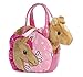 Aurora World Fancy Pals Pretty Pony Pet Carrier Pink, 5.5
