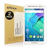 [2-Pack] Motorola Moto X Pure Edition Glass Screen Protector,SupThin Motorola Moto X Pure Edition/X Style Screen Protector Tempered Glass-Transparent -0.25mm Screen Protection HD Ultra Clear