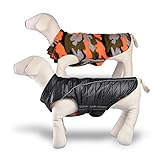 Petacc Reversible Dog Winter Coat Sweaters Vest for Dog in Size L