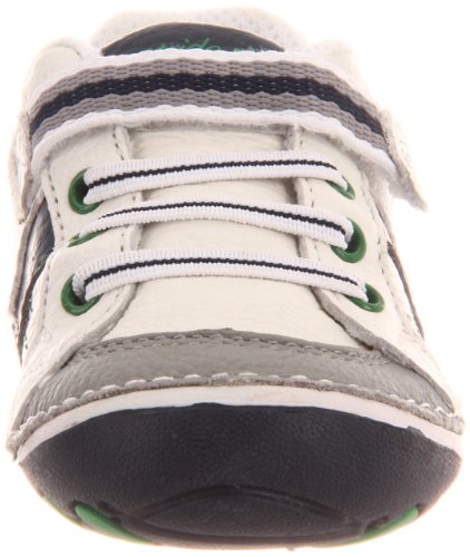 Stride Rite Soft Motion Artie Sneaker (Infant/Toddler), White/Navy, 3 W US Infant