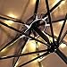 Patio Umbrella String Lights，Outdoor 8 Mode with Remote Control Umbrella Lights Battery Operated Waterproof Outdoor Lighting for 9ft-10 ft Patio Umbrellas (Warm White)