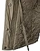 makeitmint Women's Quilting Padded Military Anorak Jacket w/Plaid Hood