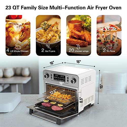 USBLUEWAVE 1700W 10in1 Large Digital Air Fryer Oven Convection