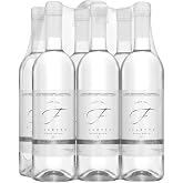 Filette Prime Natural Mineral Water 25 fl oz (750 ml) Glass Bottles &ndash; Italian Still Drinking Water, Bottled at the Source in the Italian Apennines, Pure Taste, Elegant Glass for Dining (Pack of 6)