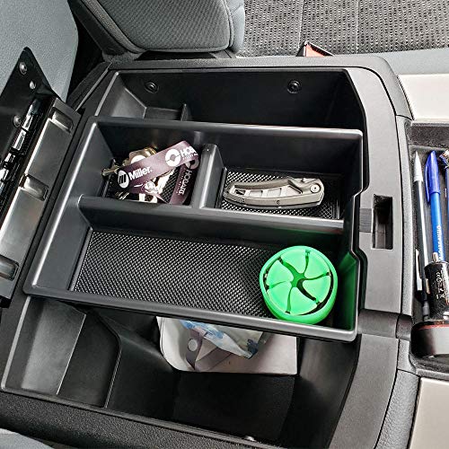 JDMCAR Lower Center Console Organizer Tray Compatible with Dodge Ram