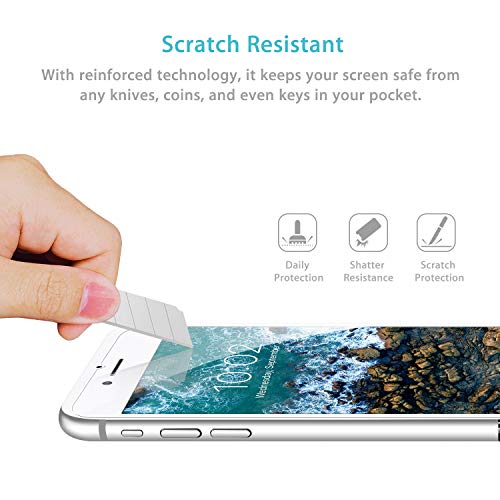 image for Syncwire Screen Protector for iPhone 8/7/6s/6 [3-Pack], Anti-Fingerpri