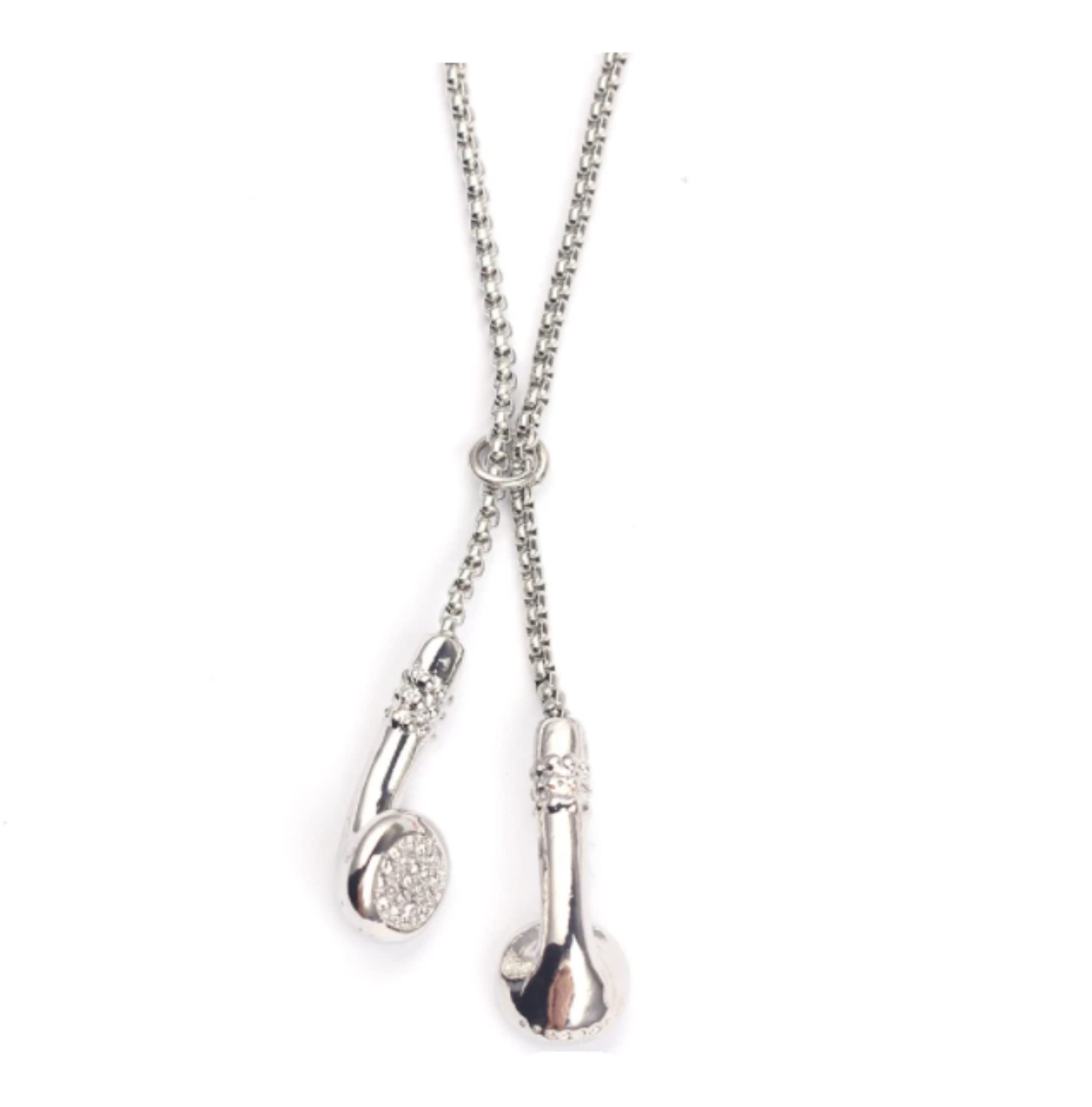 CrownOfRibbons Music Lover Necklace, Womens Jewellery in an Organza Gift Bag