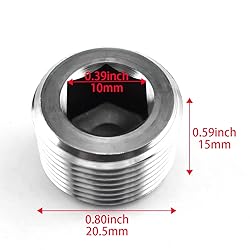 Internal Hex Countersunk Male Thread Pipe Plug