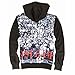 Ancia Hip Hop 3D Printed Thin Hoodies for Men Pullover