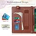 FYY Case for 2019 iPad Air 3 10.5/2017 iPad Pro 10.5 inch, Luxurious Genuine Leather Case All-Powerful Cover for 2019 iPad Air 3 10.5/2017 iPad Pro 10.5 inch Brown