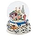 Cadona International, Inc Winter Sleigh Ride 100MM Music Water Globe Plays Tune Have Yourself A Merry Little Christmas