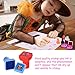 Assorted Stamps 24 Pack for Kids Self-Ink Stamps for Holiday Party Favors, 24 Different Designs, 6 Assorted Colors