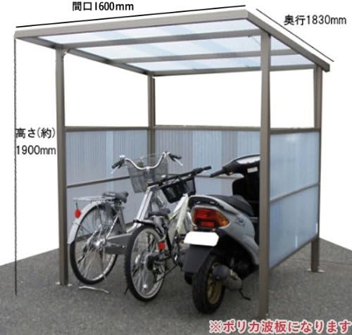 自分で作るサイクルポート Diyポート ポリカ波板 サイクルポート Amazon