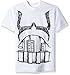 Star Wars Big Boys' Storm Trooper Body Costume Graphic Tee, White, YXL