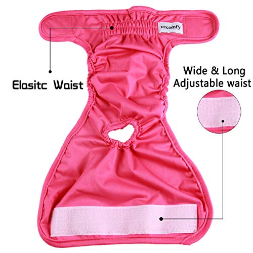 Dog Diapers Female for Medium Dogs 3 Pack,Premium Washable