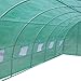 Outsunny 26' x 10' x 7' Portable Walk-in Garden Greenhouse - Deep Green
