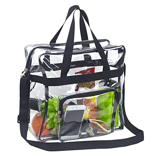 Clear Bag Stadium Approved,Stadium Security Travel & Gym Clear Tote