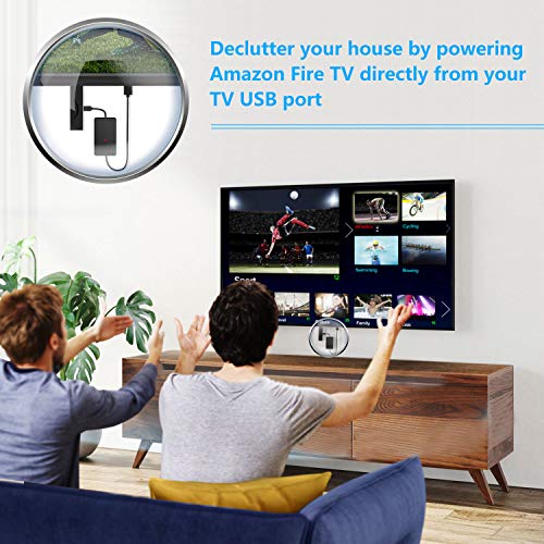USB Power Cable for Fire Stick Accessories, Micro USB Power Adapter for Fire Stick, Fire Stick 4K, Fire Stick 4K Ultra HD (No AC Adapter Required)