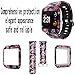 XiangMi for Fitbit Ionic Bands,Soft Silicone Sport Breathable Replacement Accessories Bracelet Strap Band with Ventilation Holes for Fitbit Ionic Smart Fitness Watch Women Men